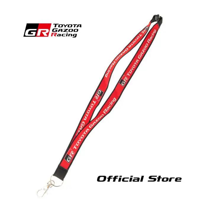 Gazoo Racing Black & Red Neck Strap