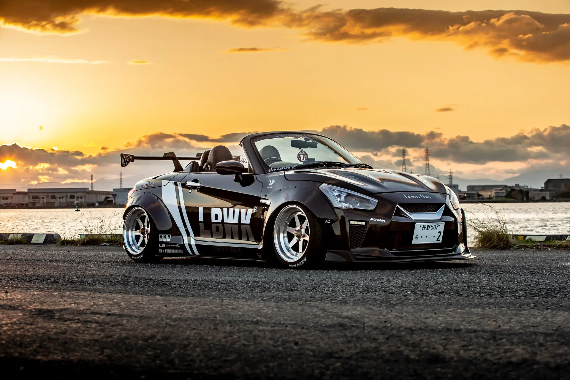 LB★NATION COMPLETE BODY KIT FOR DAIHATSU COPEN GT-K TYPE.1