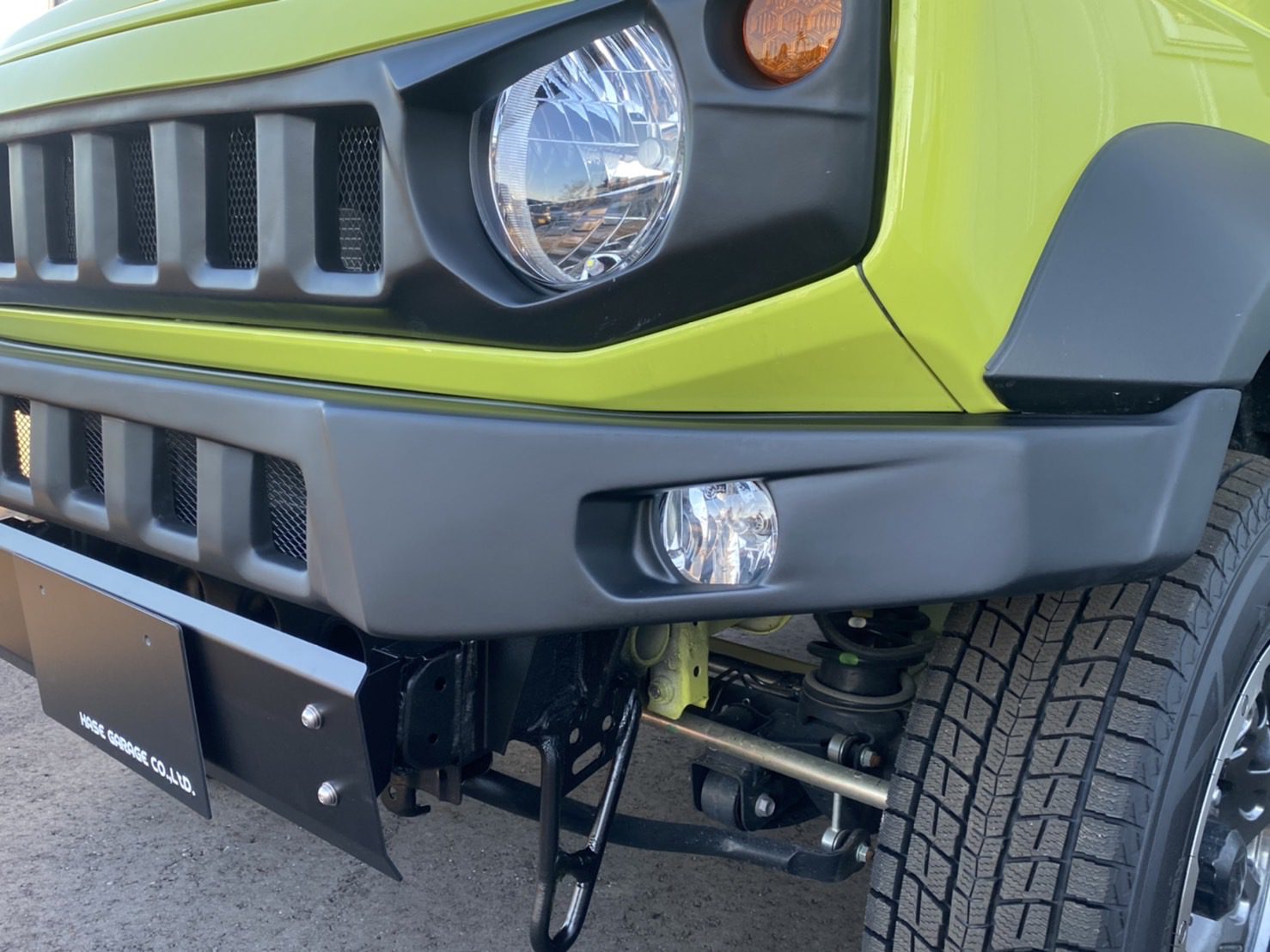 HASE GARAGE Angry Style Bad Face Front Grill for JIMNY