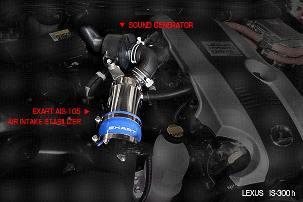 EXART Air Intake Stabilizer Suction Pipe with Sound Generator - Lexus RX  450h GYL10W GYL15W GYL16W - RHDJapan