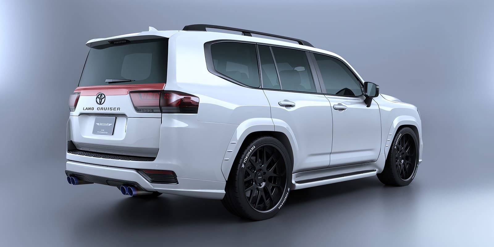 ARTISAN REAR GATE SPOILER for Toyota LAND CRUISER 300