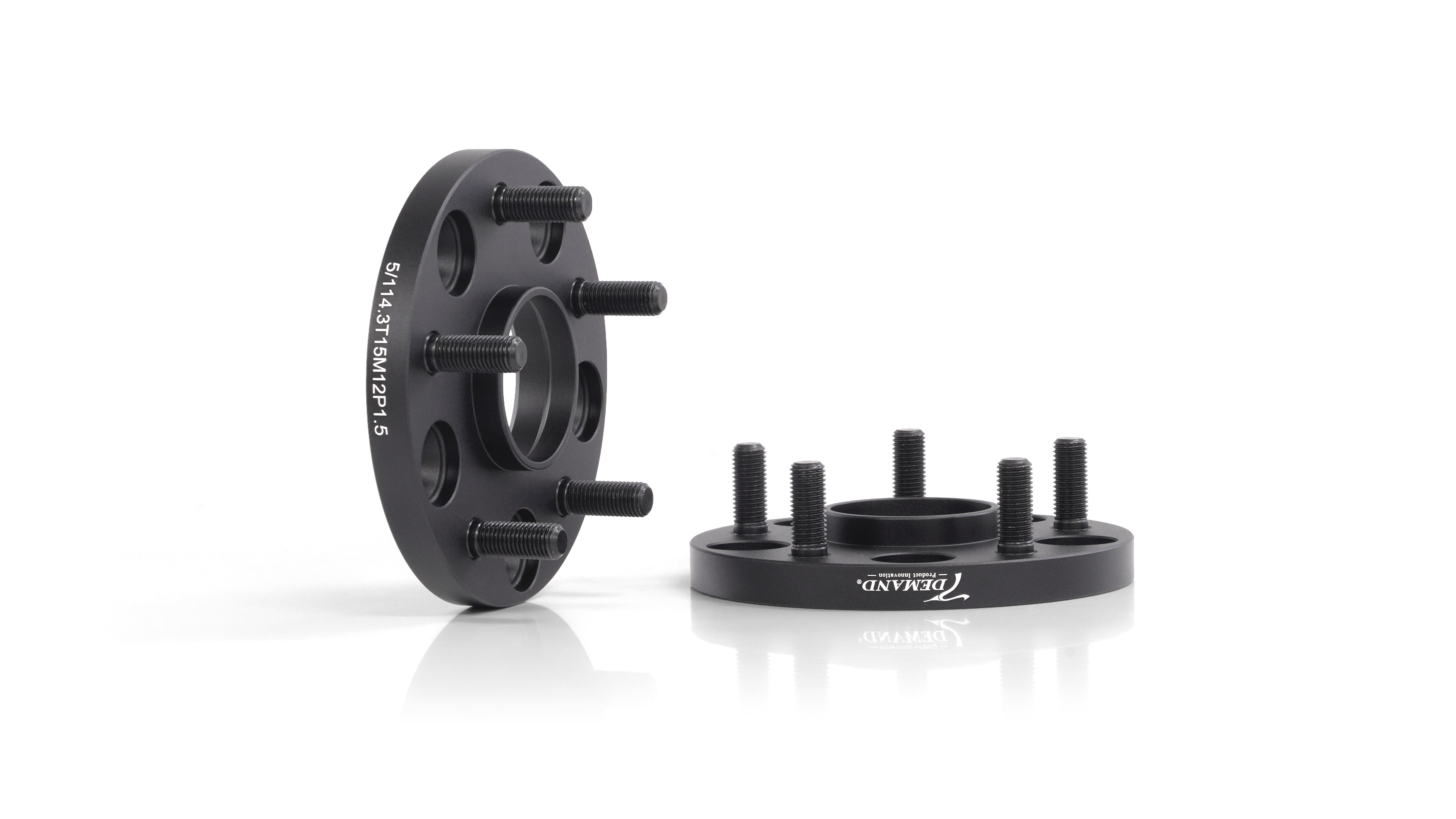 TDEMAND WIDE TREAD SPACER PCD143.0 60Φ M12 x P1.5 5H BLACK