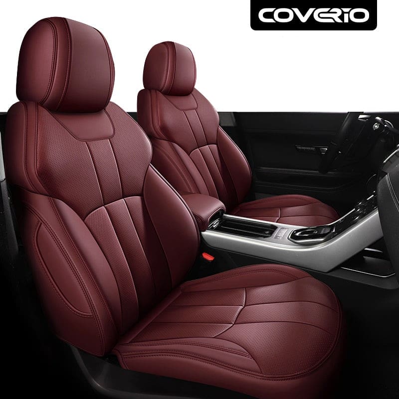 CARCLUB Order Made High Quality Half Leather Seat Covers 6192765010098