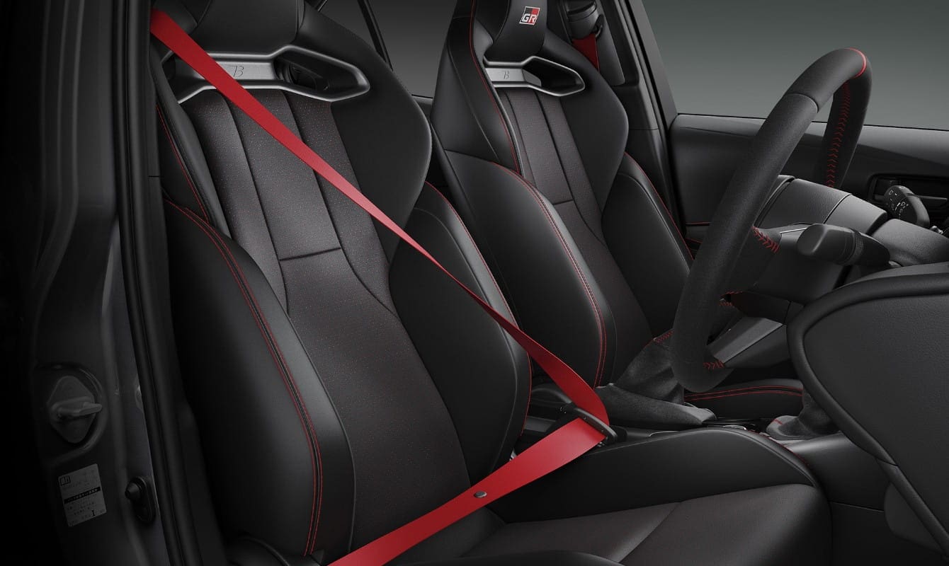 GR 3-Point Red Seat Belt for GR Corolla