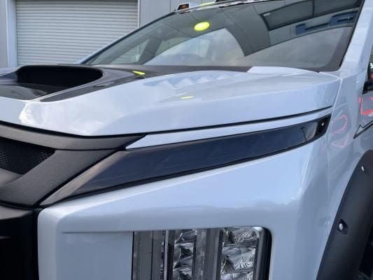 MADLYS Smoked Position Lamp Cover for Mitsubishi Delica D:5 Late Model