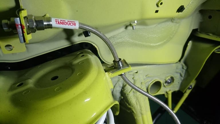 TANIGUCHI Teflon Stainless Steel Mesh Brake Hose for SUZUKI JIMNY JB64/74