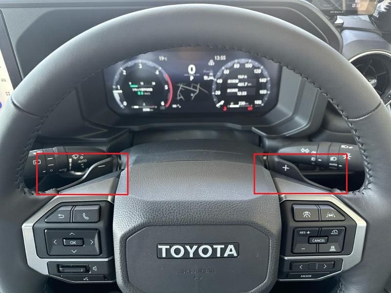 TOYOTA GENUINE PADDLE SHIFT For LAND CRUISER 250 VX