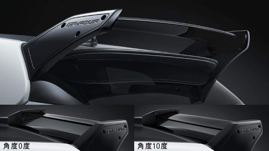 GR AERO PERFORMANCE ADJUSTABLE REAR WING For GR Yaris
