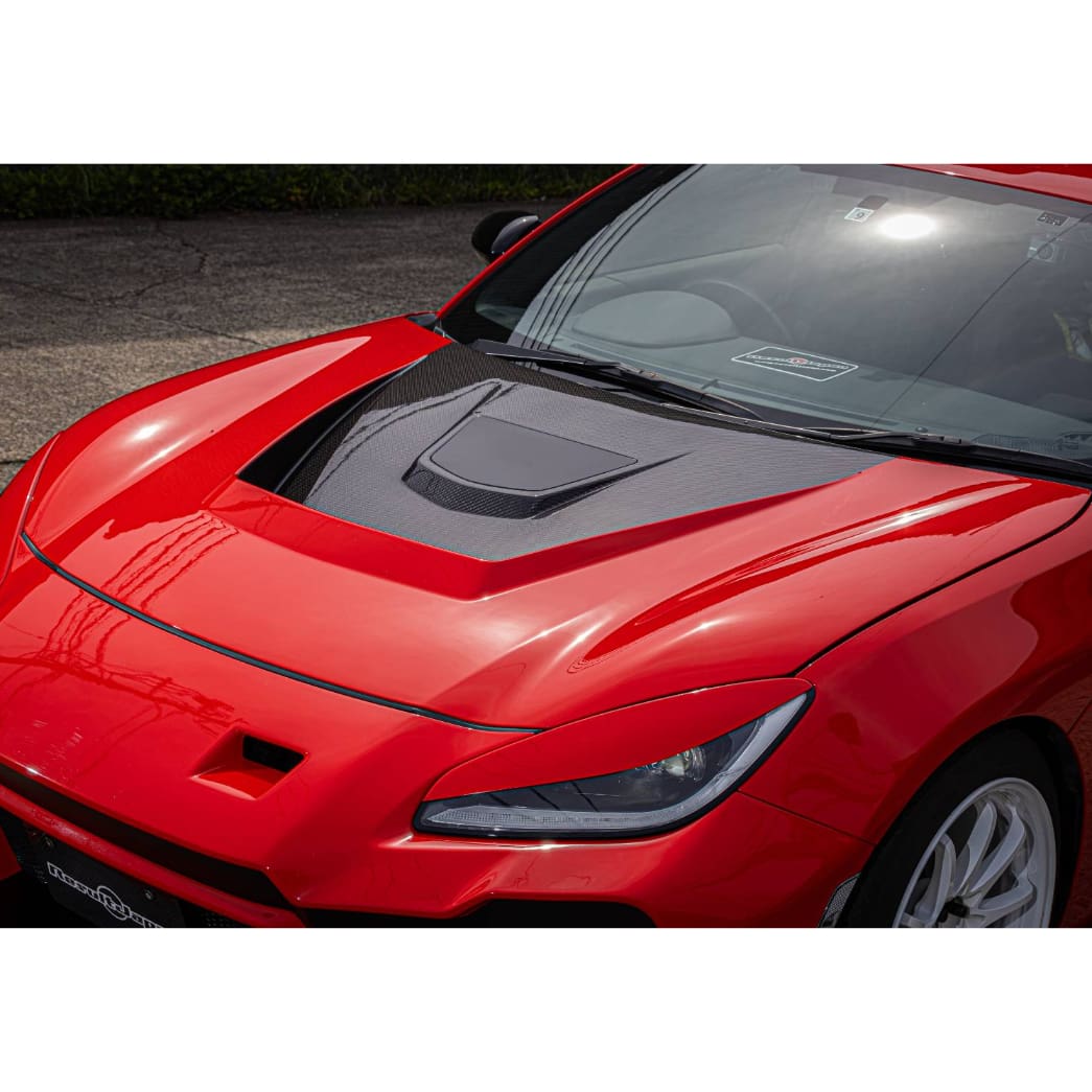 RESULT JAPAN GR HYBRID CARBON AERO BONNET FOR TOYOTA GR86 / BRZ (ZN8 / ZD8)