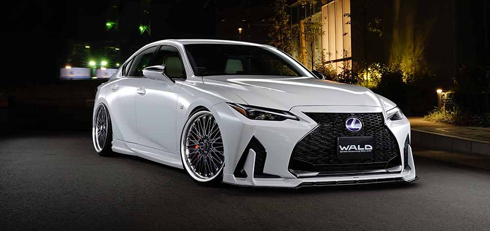 WALD SPORTS LINE F-SPORT Full Aero Kit — Lexus IS300 / IS300h / IS350 (ASE/AVE /GSE 30/31/35, M/C Late 2020)