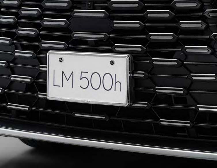 LEXUS Genuine Number frame & Lock Bolt for Lexus LM 500h