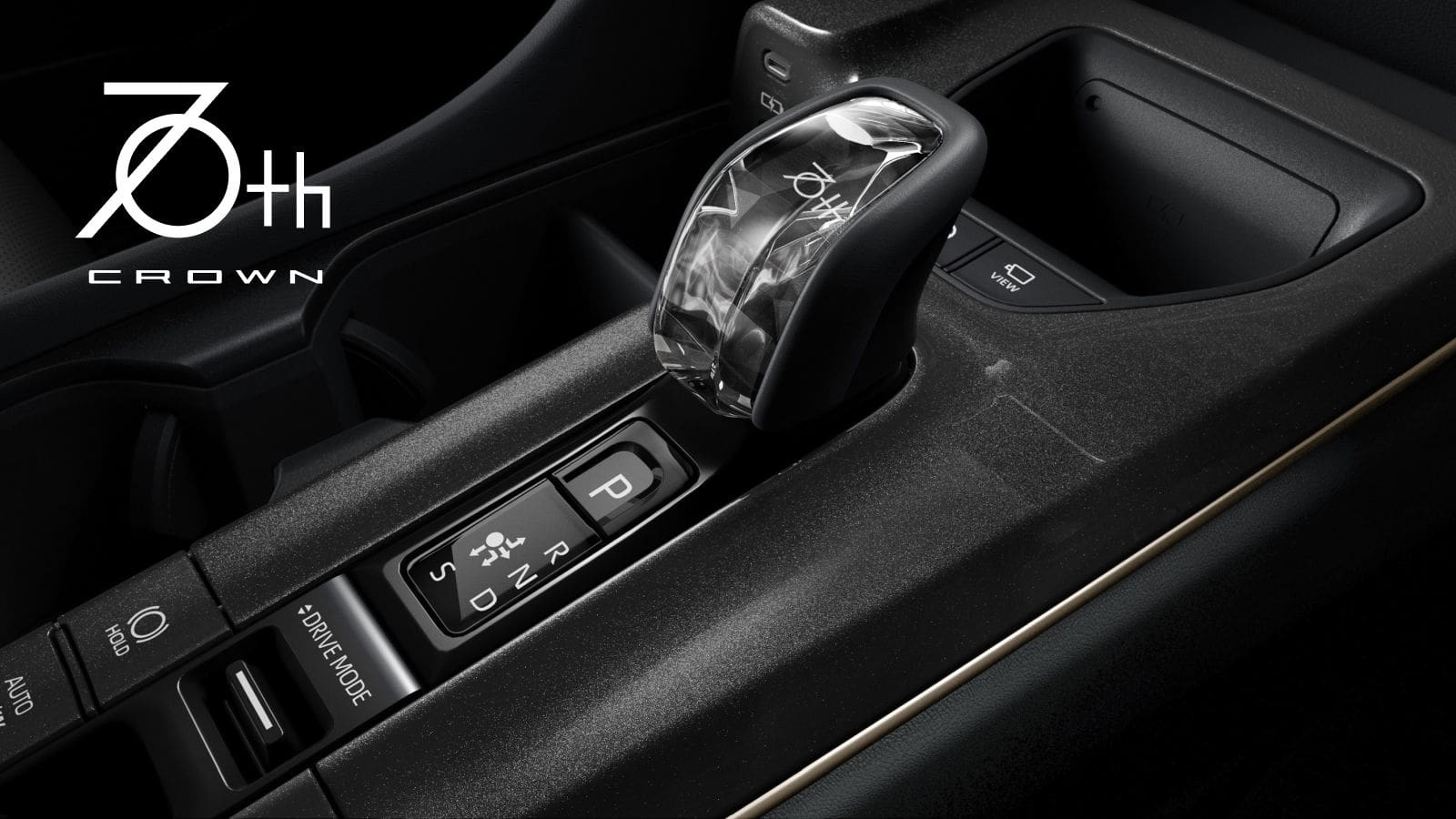 Toyota Genuine 70th Anniversary Premium Shift Knob for Toyota Crown