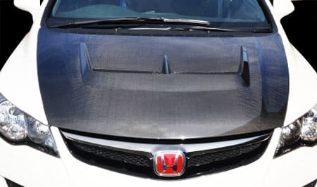BLOOD SPORTS CARBON FIBER BONNET FOR HONDA