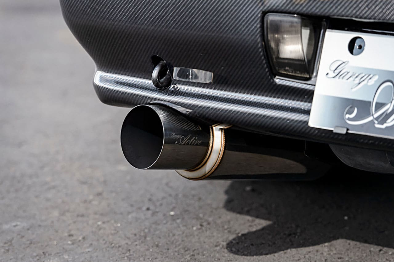 GARAGE ACTIVE × KAKIMOTO STAINLESS STEEL MUFFLER FOR NISSAN R32/R33/R34 GT-R