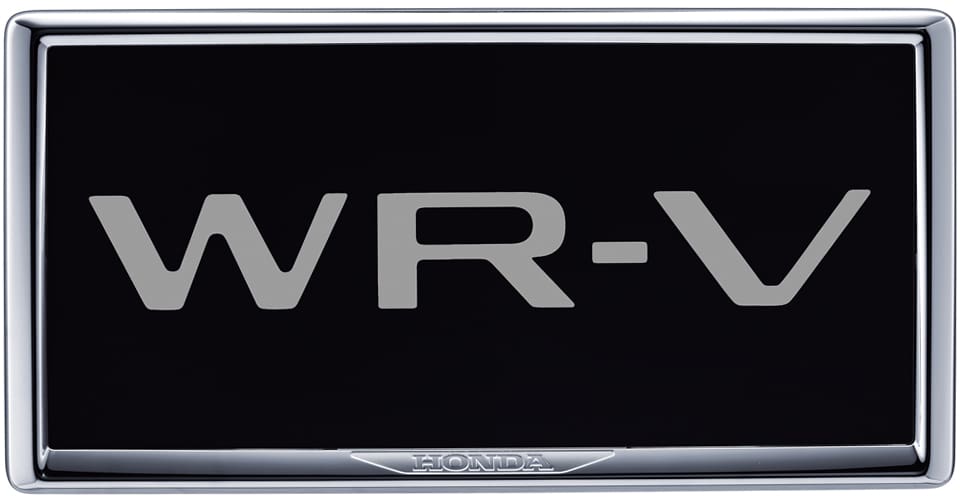 HONDA GENUINE LICENSE FRAME FOR WR-V