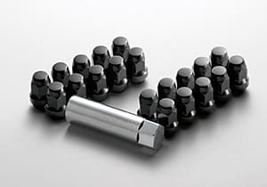 MAZDA GENUINE BLACK WHEEL NUT SET FOR CX-30
