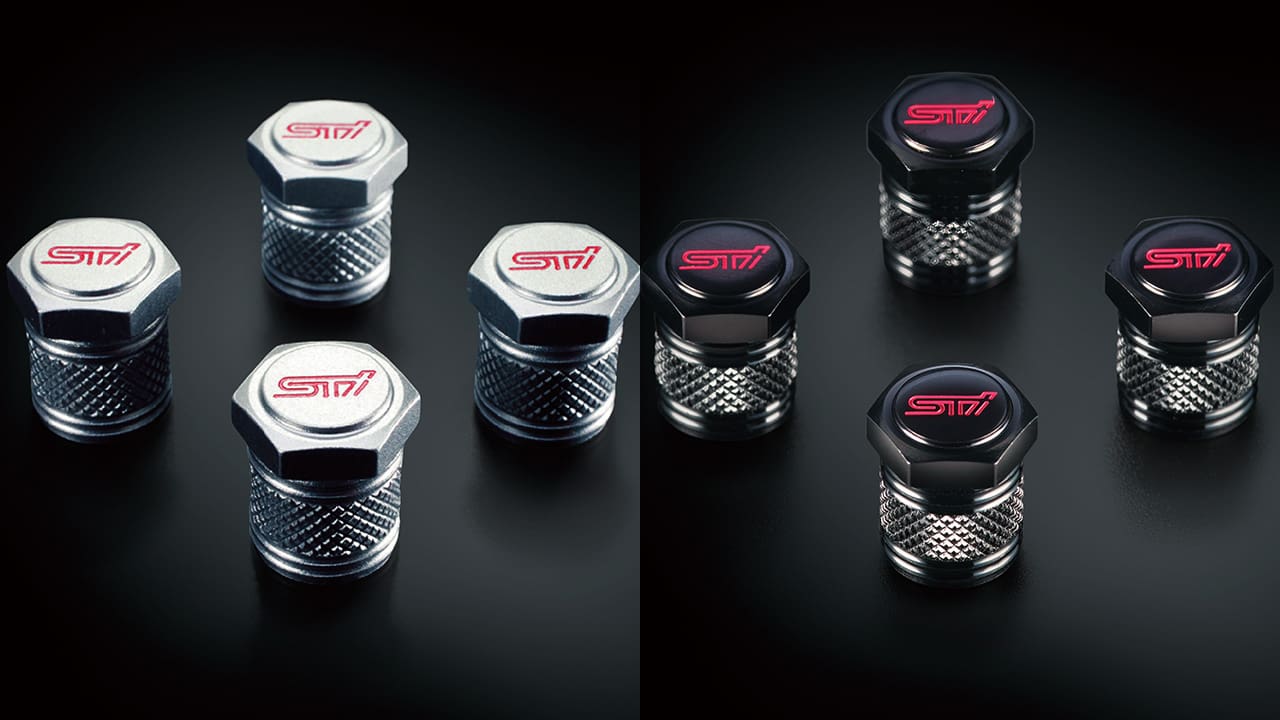 SUBARU GENUINE STI VALVE CAP SET FOR BRZ