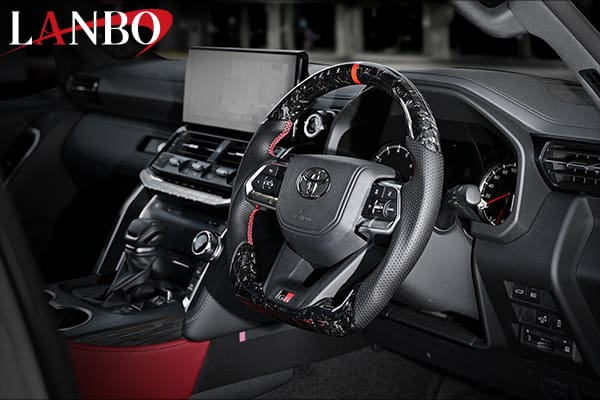 LANBO Premium Sports Steering Wheel for Land Cruiser 300