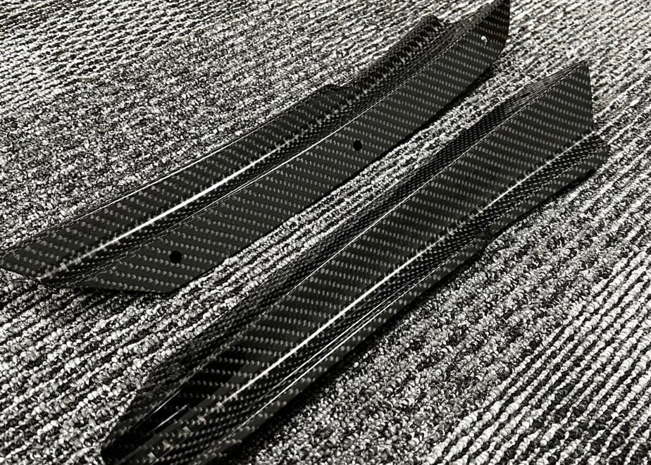 KONDO-ENGINEERING TAKUMI PROJECT KIWAMI PREMIUM AERO UPPER SECTION CARBON CANARDS FOR WRX STI & LATE MODEL S4 (VAB/VAG)