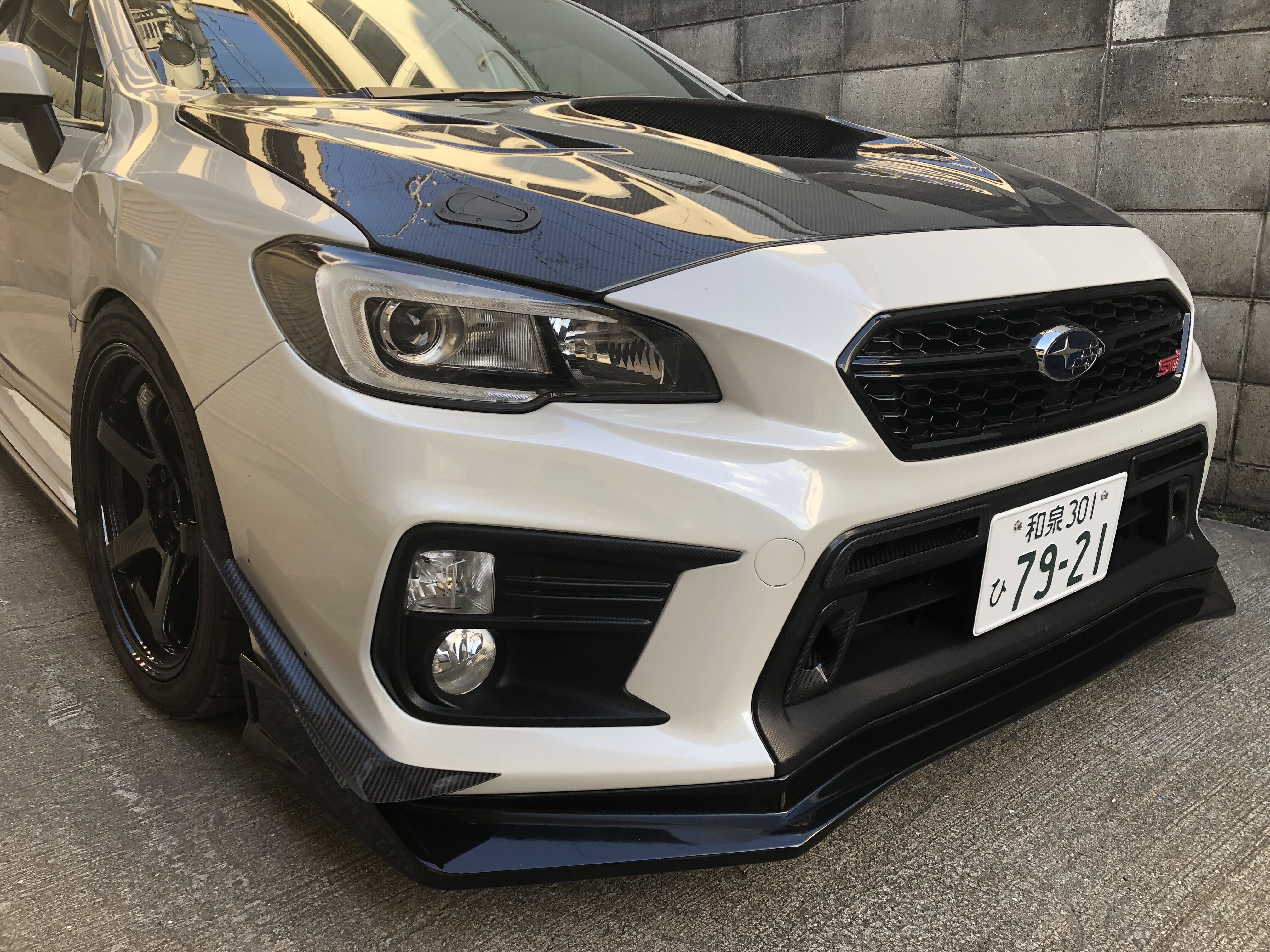 KONDO-ENGINEERING TAKUMI PROJECT FRP CIRCUIT SPEC LIP SPOILER FOR WRX STI/S4 LATE MODEL