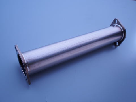 UNLIMITED WORKS 80mm FULL TITANIUM CATALYST STRAIGHT PIPE FOR LANCER EVOLUTION