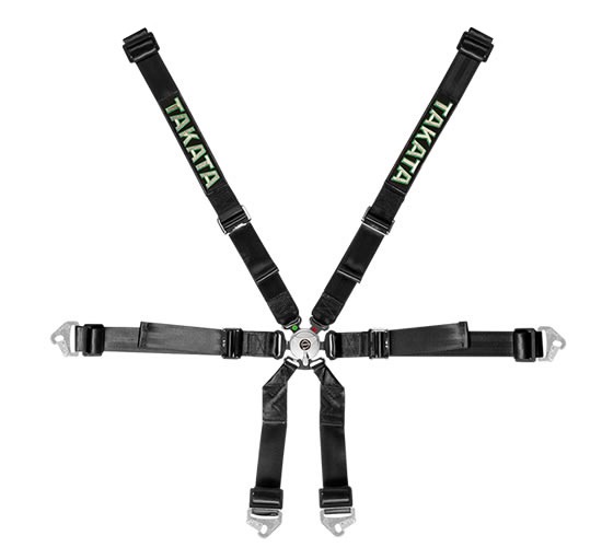 TAKATA FHR Compatible RACE 2x2 Racing Harness 6-Ponit Type